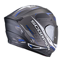 Scorpion Exo 391 Haut Helmet Black Matt Blue - 3
