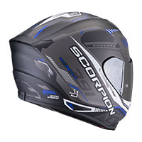 Casque Scorpion EXO 391 Haut noir mat bleu - 3