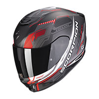 Scorpion Exo 391 Haut Helmet Black Matt Red