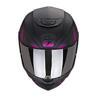 Scorpion Exo 391 Spada Helmet Black Matt Pink Lady