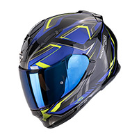 Casco Scorpion Exo 491 Zumo Blu Giallo
