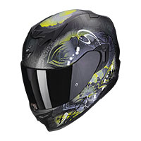 Scorpion Exo 520 Evo Air Melrose Nero Opaco Giallo