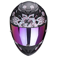Scorpion Exo 520 Air Tina Helmet Black Silver Lady