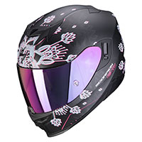 Scorpion Exo 520 Air Tina Helmet Black Silver Lady