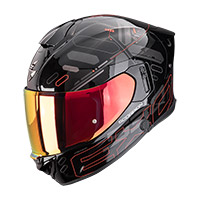 Casco Scorpion Exo 530 Air Fond Nero Rosso