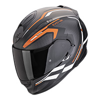 Casco Scorpion Exo 491 Kripta naranja