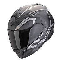 Scorpion Exo 491 Kripta Helmet Black Matt Silver