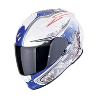 Casco Scorpion Exo 491 Run Bianco Blu