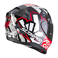 Scorpion EXO 520 Evo Air Rok Bagoros noir rouge - 3