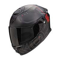 Scorpion Exo-GT Sp Air Techlane ヘルメット ブラック マット レッド
