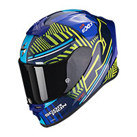 Scorpion Exo R1 Evo Air Victory Blu Giallo