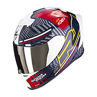 Scorpion EXO R1 Evo Air Victory rojo azul amarillo