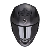 Scorpion Exo R1 Evo Carbon Air Mg Nero Argento