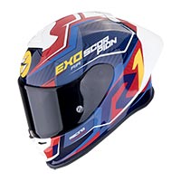 Casco Scorpion Exo R1 Evo 2 Air Coup Blu Rosso