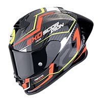 Casco Scorpion Exo R1 Evo 2 Air Coup Rosso Giallo