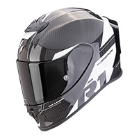 Scorpion Exo R1 Evo Carbon Air Rally Bianco