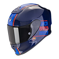 スコーピオン EXO R1 Evo Air FC バルセロナ ヘルメット ブルー