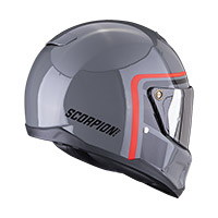 Scorpion Exo Hx1 Nostalgia Helmet Grey Black Red - 3