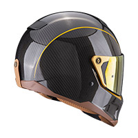 スコーピオン Exo-HX1 カーボン SE ヘルメット ブラック ゴールド - 3