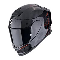 Casco Scorpion Exo R1 Evo Carbon Air Cynergy Rosso