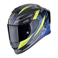 Casco Scorpion Exo R1 Evo Carbon Air Runner Giallo