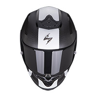 Casque Scorpion Exo R1 Carbon Air MG noir blanc - 2