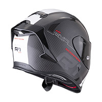 Scorpion Exo R1 Carbon Air Mg Helmet Black White - 3
