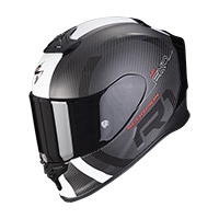 Casque Scorpion Exo R1 Carbon Air MG noir blanc