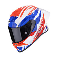 Scorpion Exo R1 Evo 2 Air Valere Helmet Red Matt