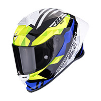 Scorpion Exo R1 Evo 2 Air Valere Helmet Blue Red
