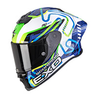 Scorpion Exo R1 Evo 2 Air Cornering Helmet Blue Pink
