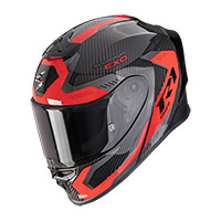 スコーピオン EXO R1 EVO カーボン エア プロペル ヘルメット レッド