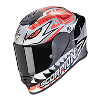 Scorpion Exo R1 Evo Air Zaccone Helmet Grey Gloss