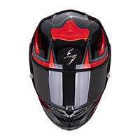 Scorpion Exo R1 Evo Air Gaz Nero Opaco Rosso - 2