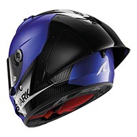 Casco Shark Aeron Gp Blank Sp azul carbono - 2