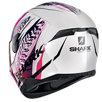 Shark D-skwal 2 Shigan Helmet White Violet Glitter