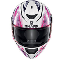 Shark D-Skwal 2 Shigan Helm weiß violetter glitzer - 3