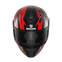 Casque Shark D-Skwal 2 Atraxx Mat rouge anthracite - 3