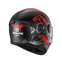 Casque Shark D-Skwal 2 Atraxx Mat rouge anthracite - 5