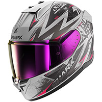 Casco Shark D-Skwal 3 Blast-R Mat plata viola