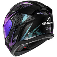 Shark D-Skwal 3 Blast-R Helm schwarz grün glitzer - 2