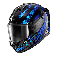 Casco Shark D-Skwal 3 Dashed blu