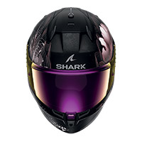 Shark D-Skwal 3 メイファー マット ヘルメット パープル ゴールド - 3