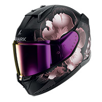 Shark D-skwal 3 Mayfer Mat Helmet Purple Gold Lady