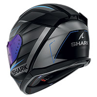 Casque Shark D-Skwal 3 Sizler Mat bleu anthracite - 2