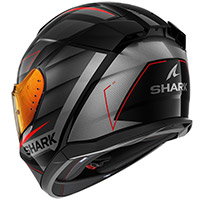 Shark D-Skwal 3 Sizler Helm anthrazit rot - 2