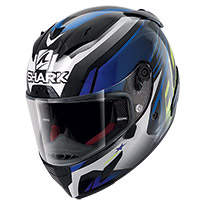 Casco Shark Race R Pro ASPY azul amarillo