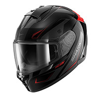 Casco Shark Ridill 2 Mekarium negro rojo