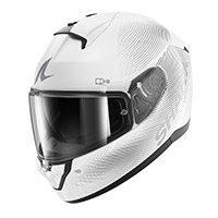 Casco Shark Ridill 2 Sp Lyne blanco plata