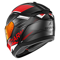 Casco Shark Ridill 2 Bersek rojo